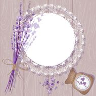 Vector Lavender Background