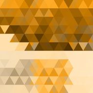 abstract yellow triangle pattern background