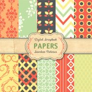 Seamless Background Pattern Set - Fall N2