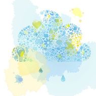 watercolor cloud N2