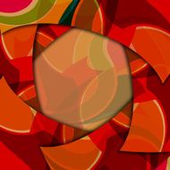 red texture pattern with shadow N2