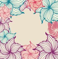 Flower pattern background N10