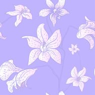 Orchids - seamless texture