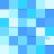 Geometric seamless pattern blue square N2