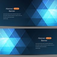 Abstract geo banners N8