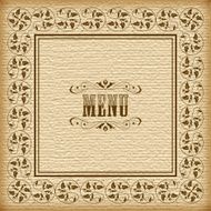 Vector vintage border frame N26