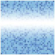 Background of little irregular blue tiles with white center fade