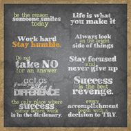 Set of motivational background N4