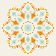 Ethnic kaleidoscopic ornamental background