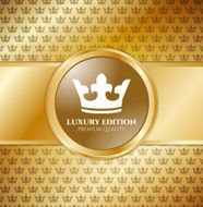 Gold Luxury invitation