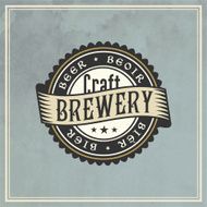 Retro Styled Beer Label N53