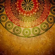 Vintage ethnic background N10