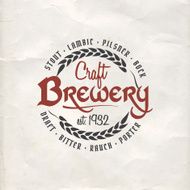 Retro Styled Beer Label N54
