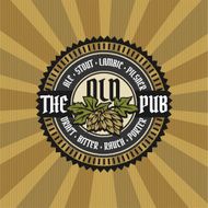 Retro Styled Beer Label N55