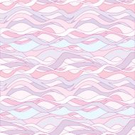 wave ribbon pink and lilac seamless pattern
