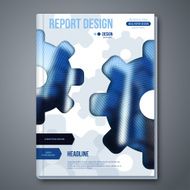 Modern Vector abstract brochure report or flyer design template N3
