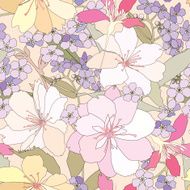 flowers seamless wallpaper N31