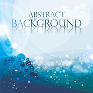 Abstract blue background vector illustration aqua template