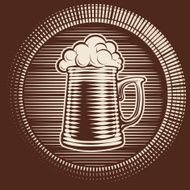 Vector beer glass N2