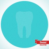 Abstract tooth made up from spiral N2