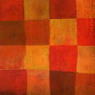 Orange Checked Pattern