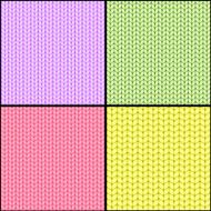 Four fabric seamless textures