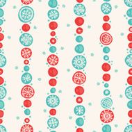 Seamless pattern with christmas balls N2