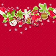 Merry Christmas seamless pattern N11