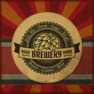 Retro Styled Beer Poster N15