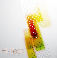 Shiny orange hi-tech background