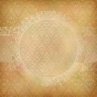 Lace Banner Card Abstract Vintage Background