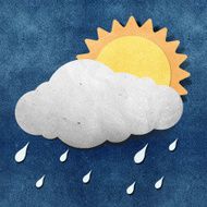 Weather grunge recycled papercraft stick N18