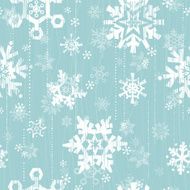 Seamless Snow Blue