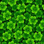 Clover background Seamless vector