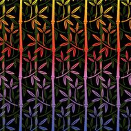 colorful bamboo wallpaper N2