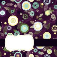 Frame with floral pattern N2