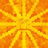 Orange summer background N2