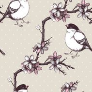 Spring flower illustration on background N3