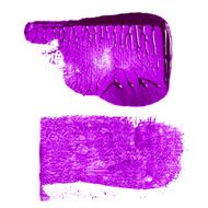 Splash blot banner set on white background handmade brush stroke N46