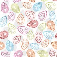 Abstract Traditional African Ornament Seamless vector pattern N9