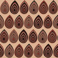 Abstract Traditional African Ornament Seamless vector pattern N10
