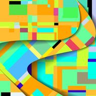 Abstract colorful illustration N89