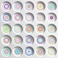 3d geometric background with shadows paper look graphic N15