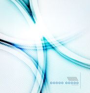 Blue glowing abstract background