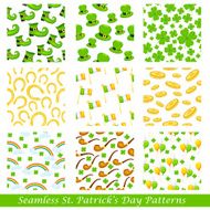 Saint Patrick&#039;s Day seamless pattern N10