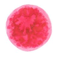 Watercolor pink round spot