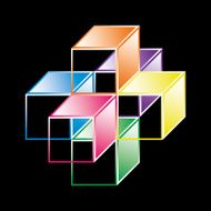 Basic hypercube - Abstract geometrical background N2