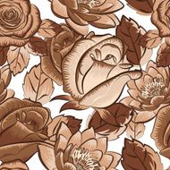 Seamless floral wallpaper N80