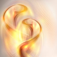 Abstract golden swirl background N8
