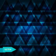 Abstract dark grunge geometric background in black and blue